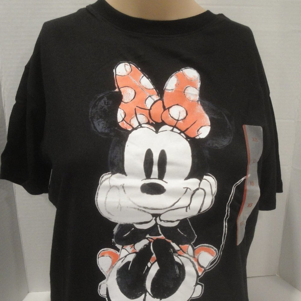 Disney Minnie Mouse Ladies Short Sleeve TShirt Size XS New With Tags att…
